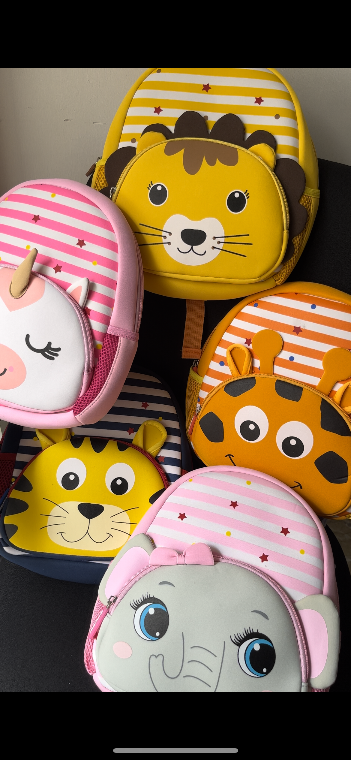 Animal Striped Kid's Bagpack