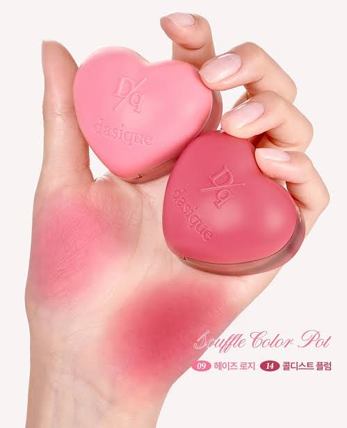 Heart Lip & Cheek Color Pot | Cutest Clay Pot