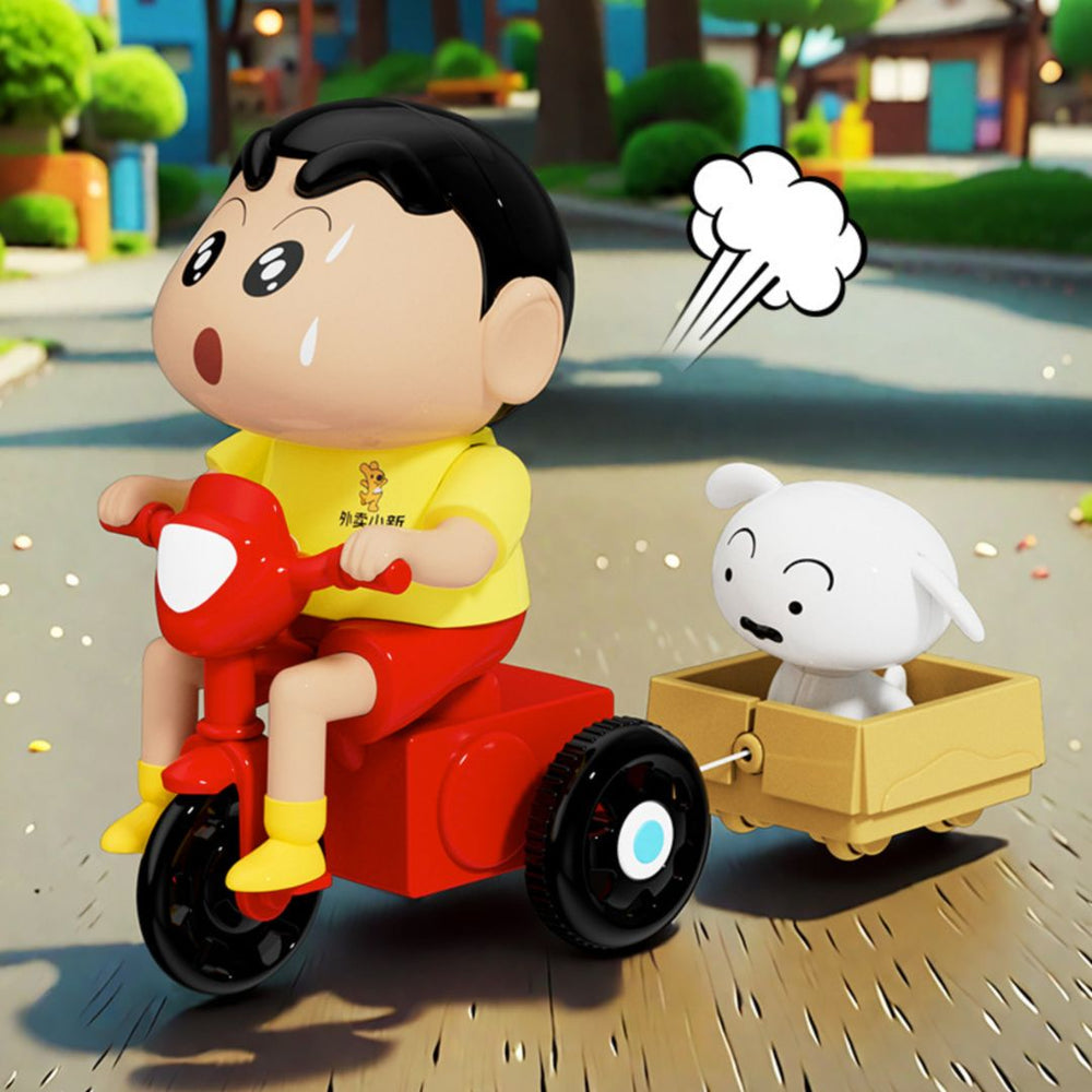 Scooter Shinchan With Shiro Moving Figure/Toy