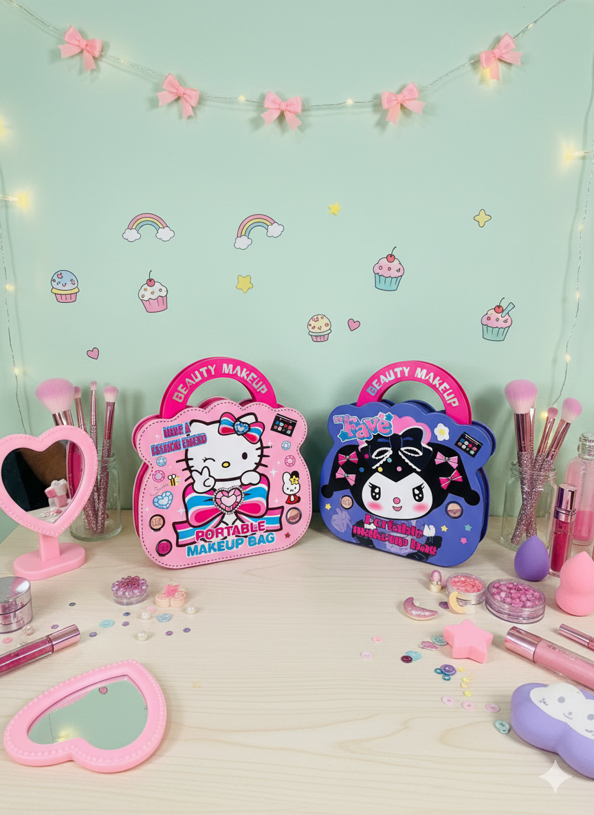 Sanrio Bag Beauty Makeup Set | Kid's Makeup Book/Combo