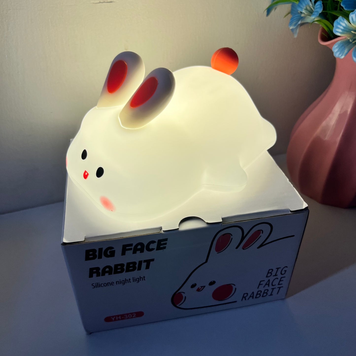 Cute Rabbit Silicone Touch Lamp