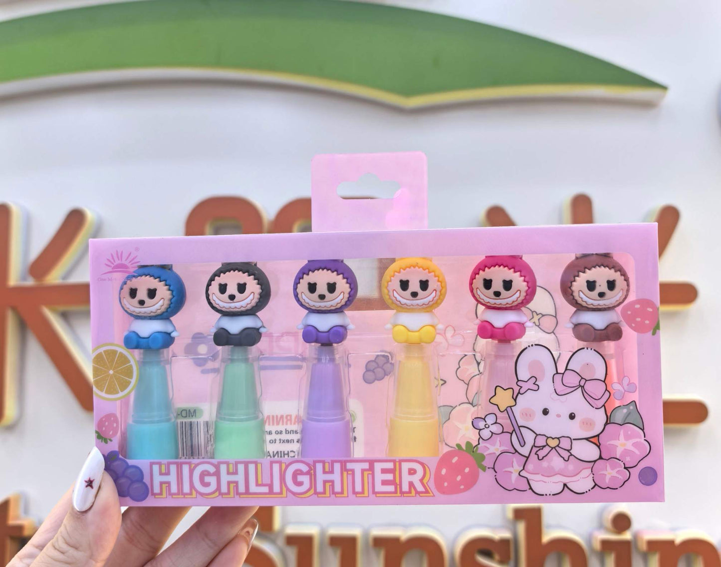 Labubu Highlighters Set - 6 Colors