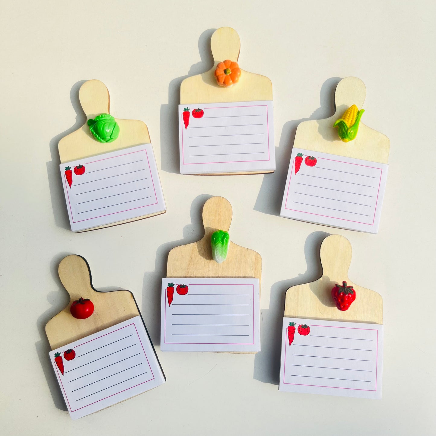 Mini Chopping Board Fridge Magnet with Notepad