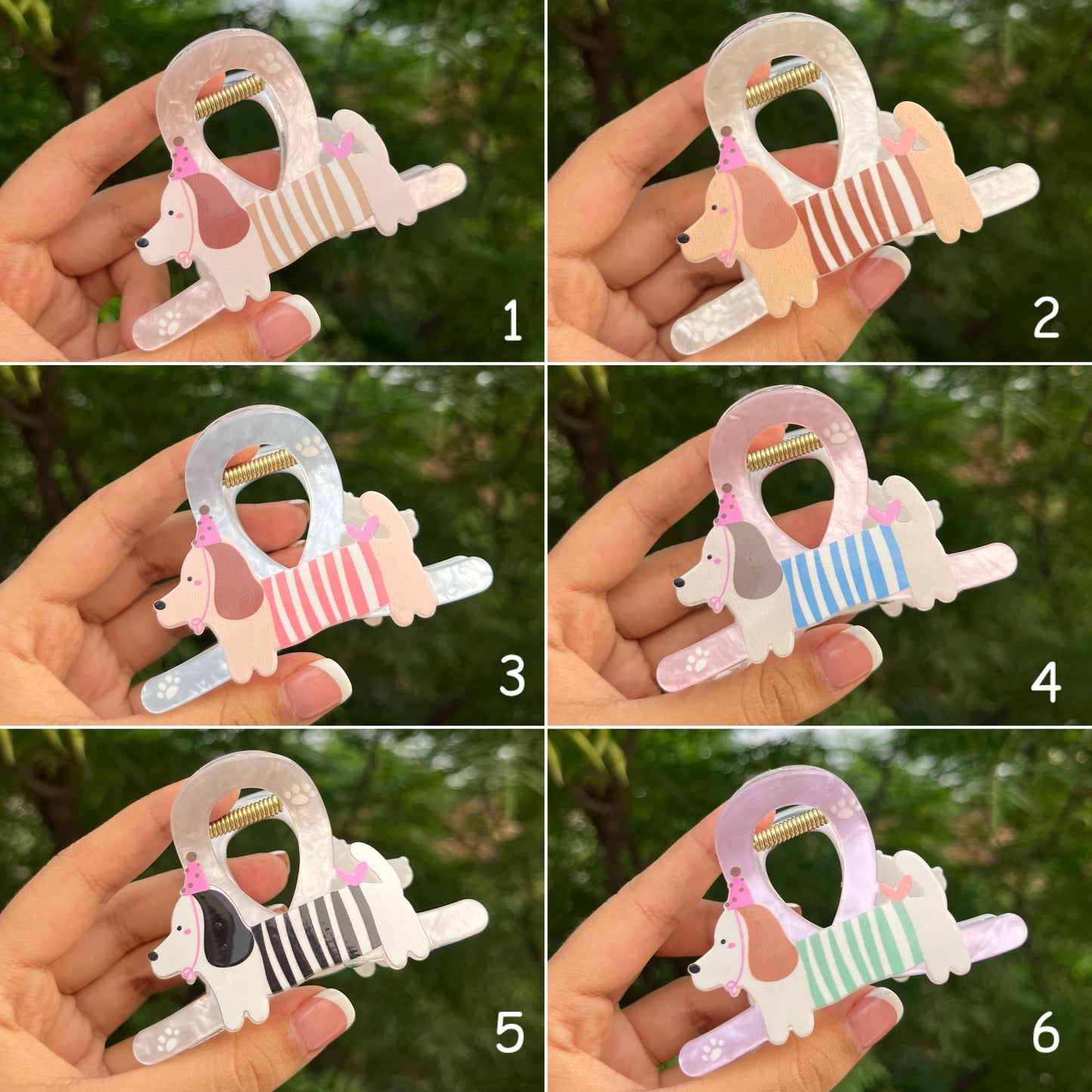 Cute Dog Premium Hair Claw | Pinteresty Hair Clutcher