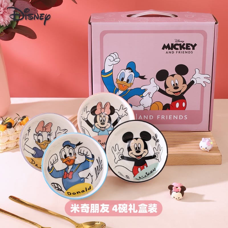 Mickey Minnie & Friends Bowl Set - 2 Pcs