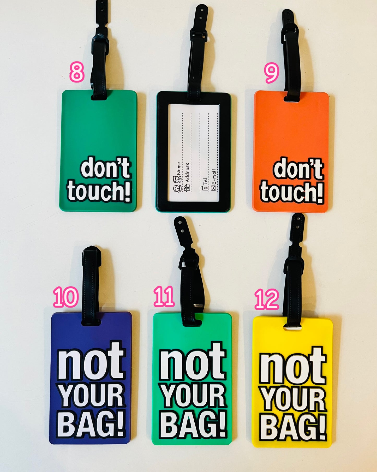 Silicone Bag Tag/Luggage Tag