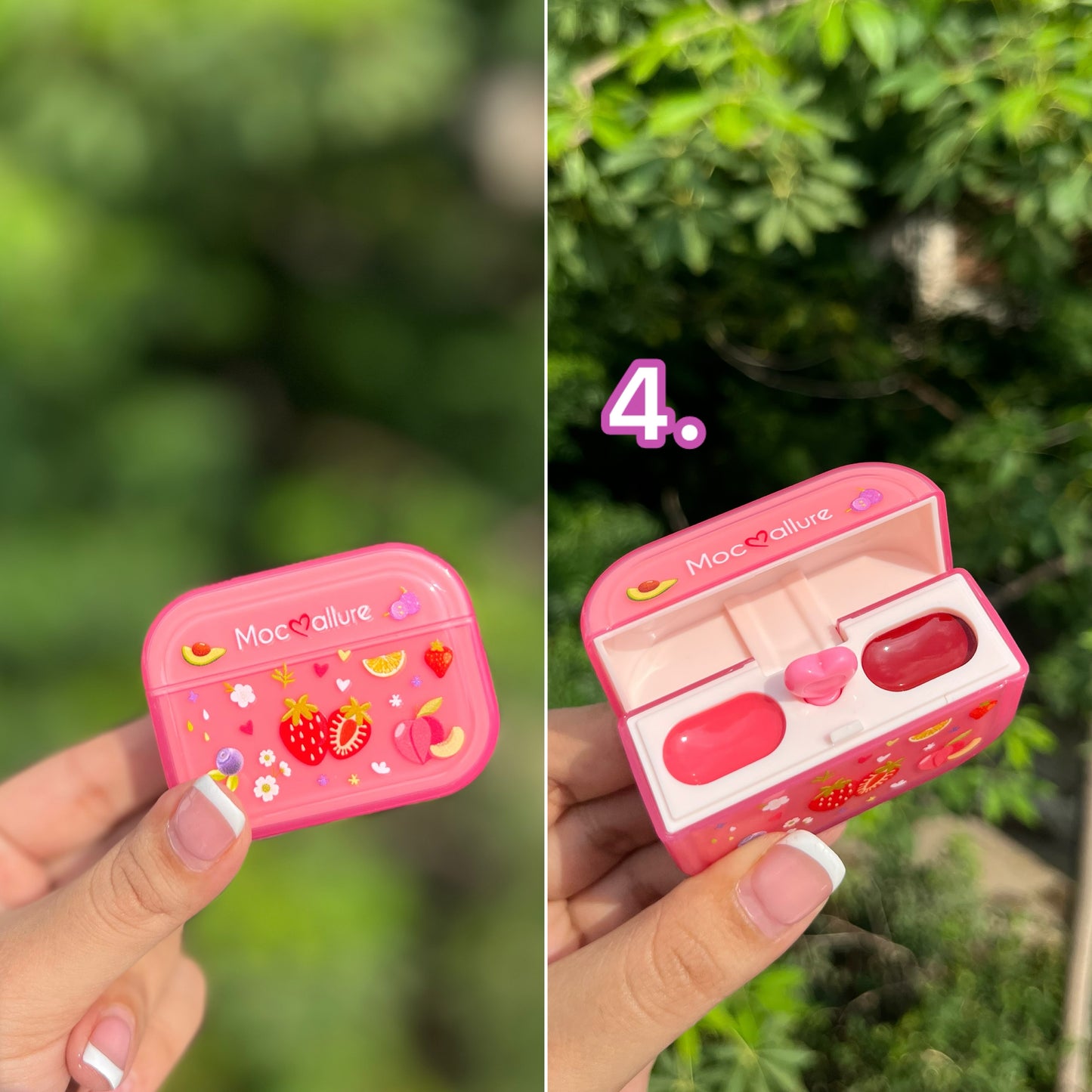 Strawberry Airpods Lipstick Case