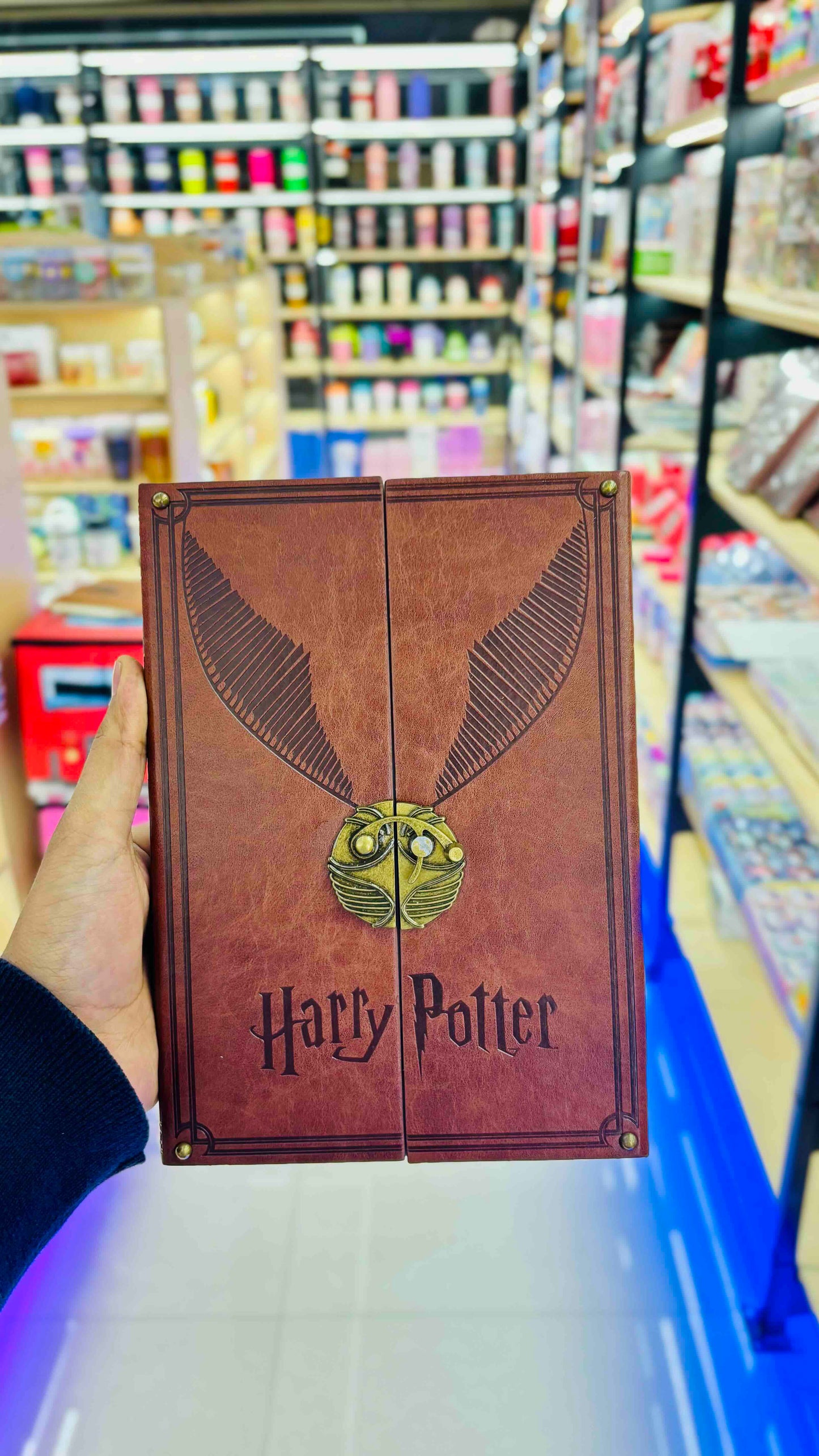 Harry Potter Premium Metal Lock Leather A5 Diary