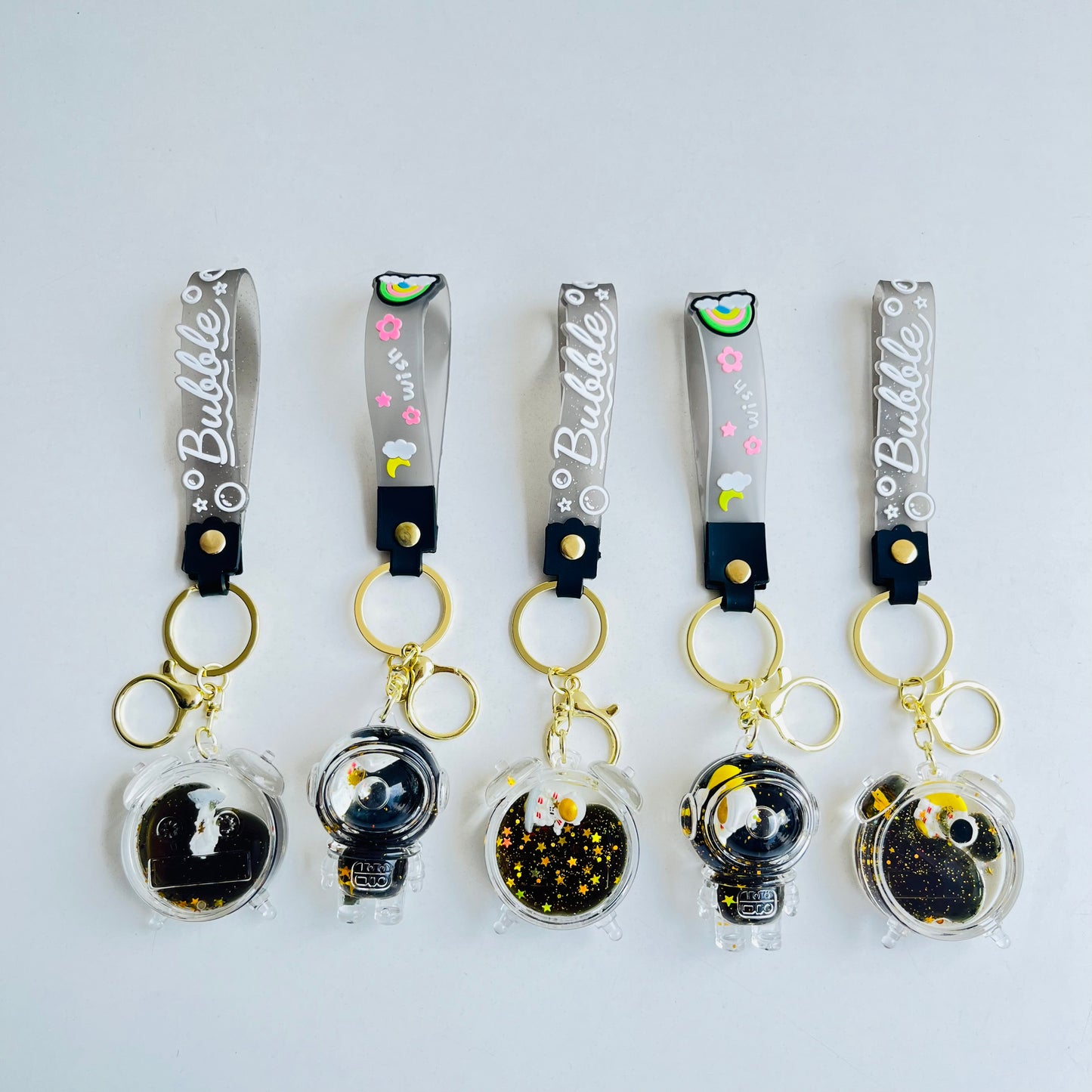 Black Floating Water Keychain | Buy 1 & Get 1 FREE