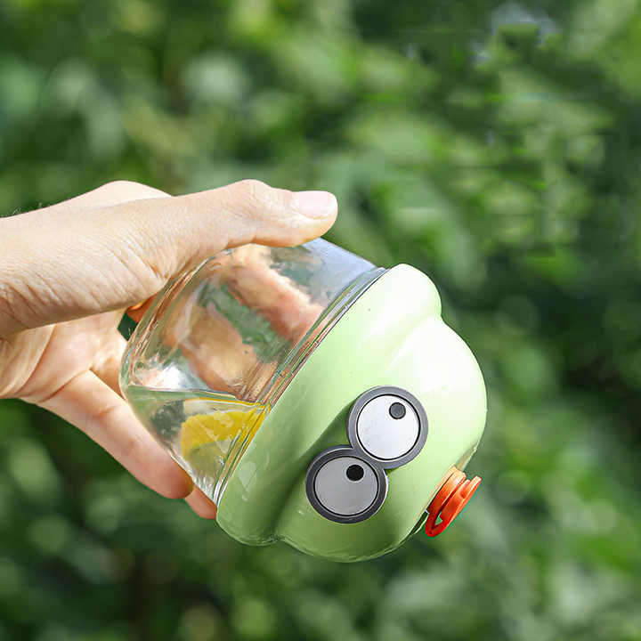 Cute Mini Cartoon Glass Sipper