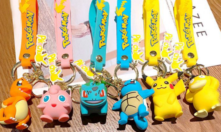 Pokemon Family Premium Keychain