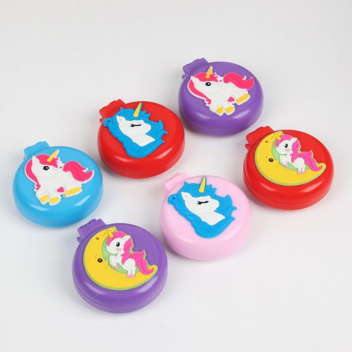 Cute Unicorn Mirror Comb Set