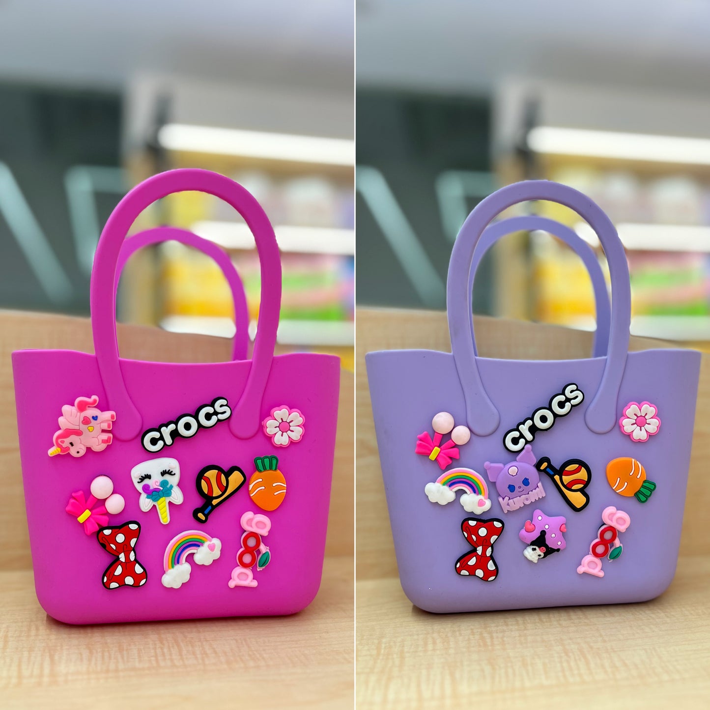 Mini Silicone Charms Bag
