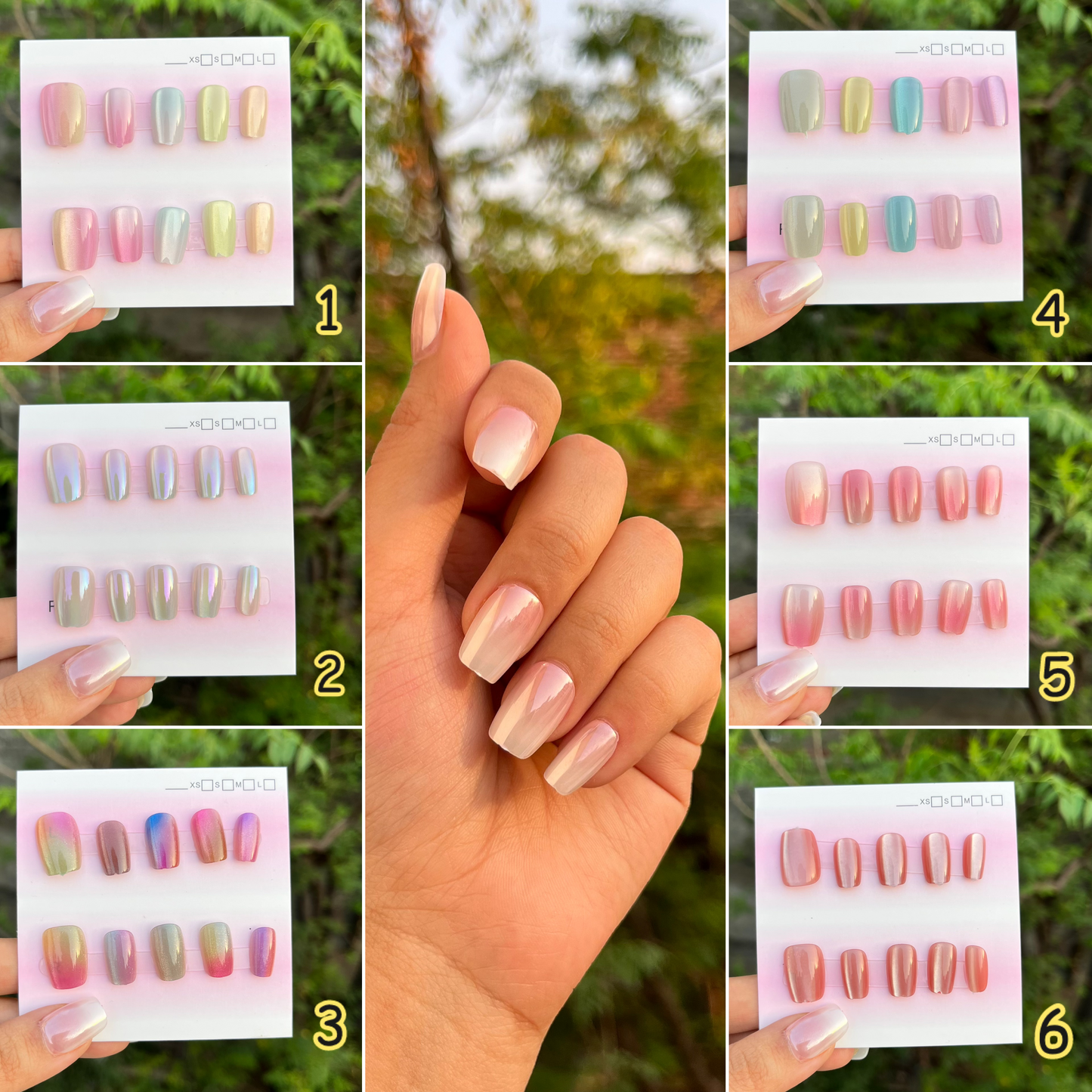 Chrome/Ombre Nail Extensions
