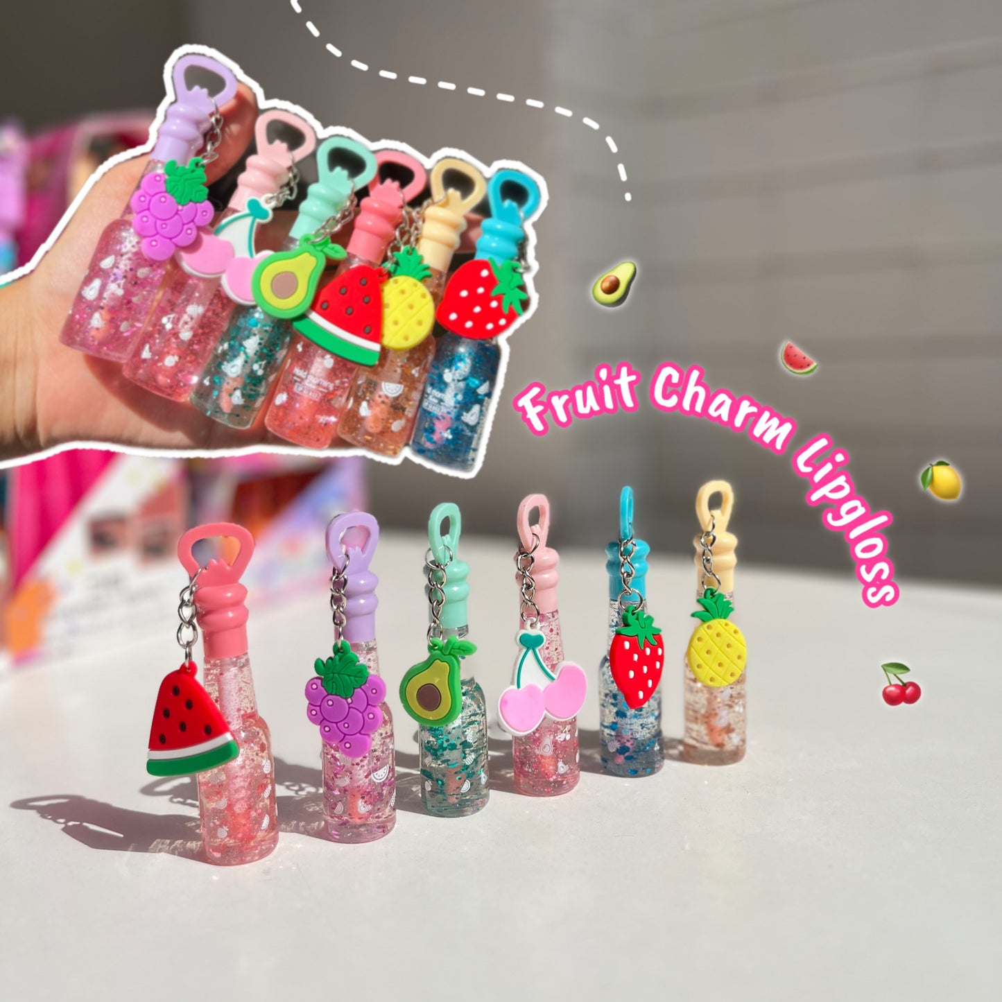 Kawai Fruit Charm Lipgloss