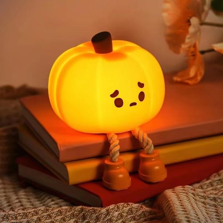 Pumpkin Silicone Touch Night Lamp