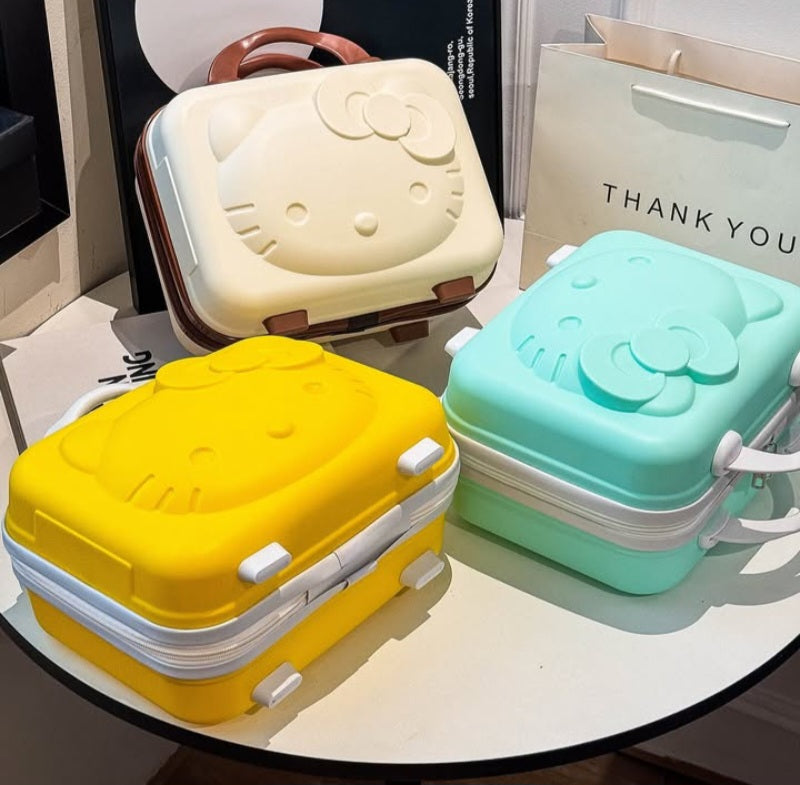 Hello Kitty Mini Vanity Bag/Travel Luggage Suitcase