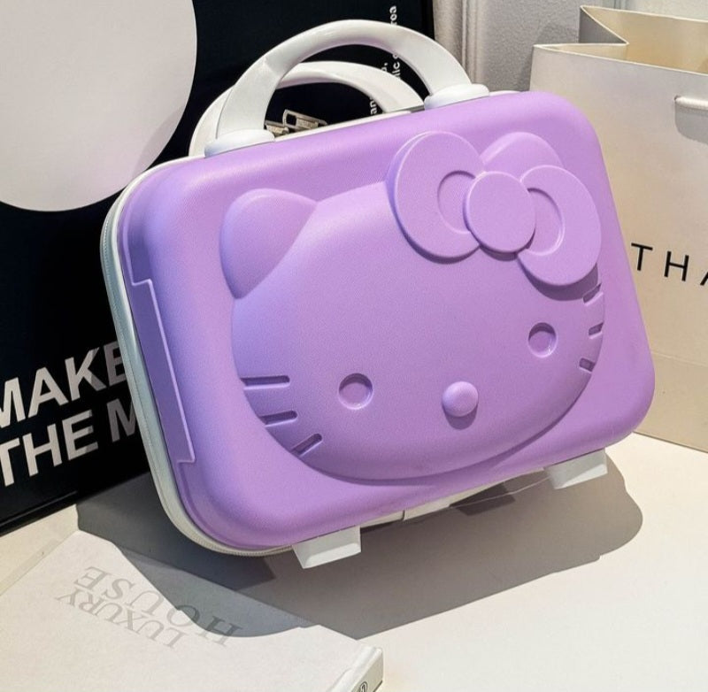 Hello Kitty Mini Vanity Bag/Travel Luggage Suitcase