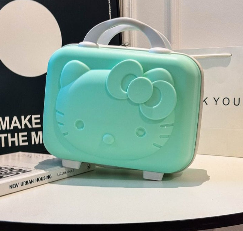 Hello Kitty Mini Vanity Bag/Travel Luggage Suitcase