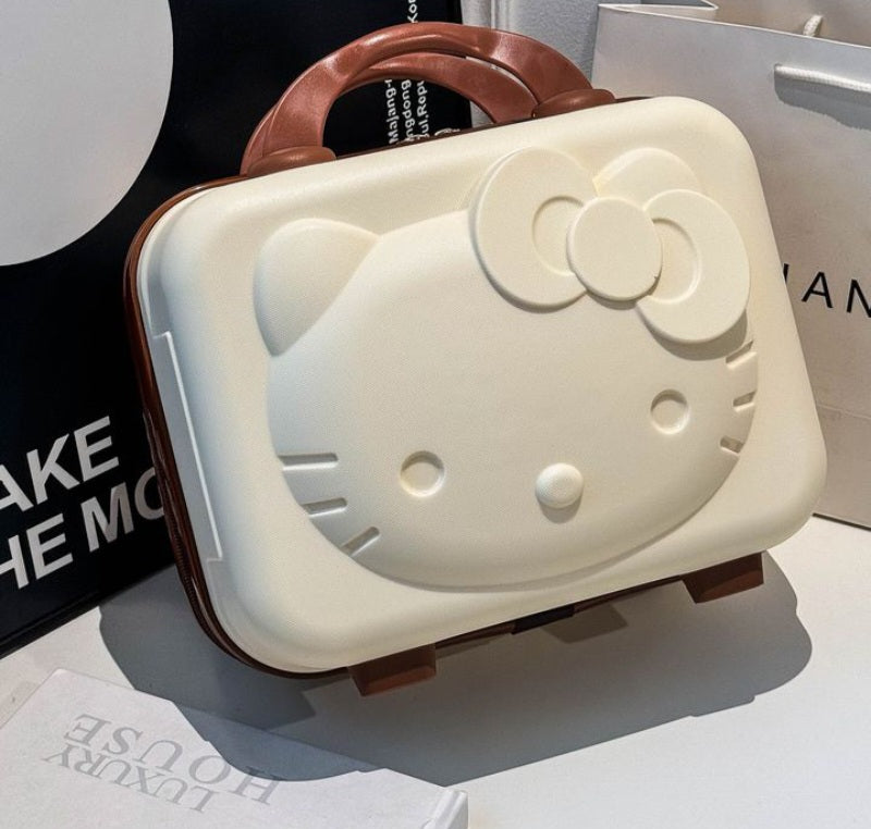 Hello Kitty Mini Vanity Bag/Travel Luggage Suitcase
