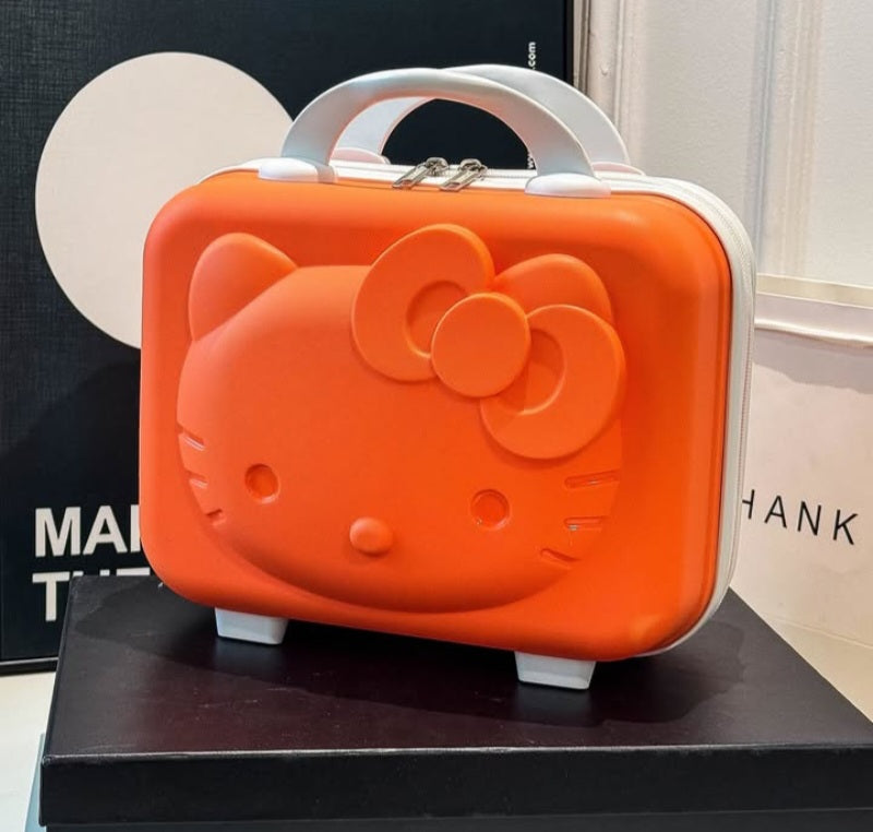 Hello Kitty Mini Vanity Bag/Travel Luggage Suitcase