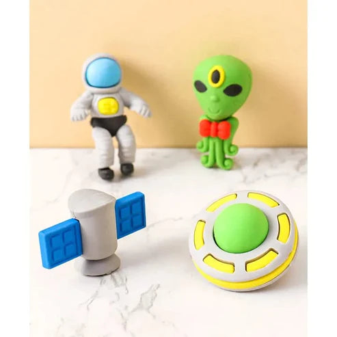 Space Theme Erasers Set/Astronaut Theme Erasers
