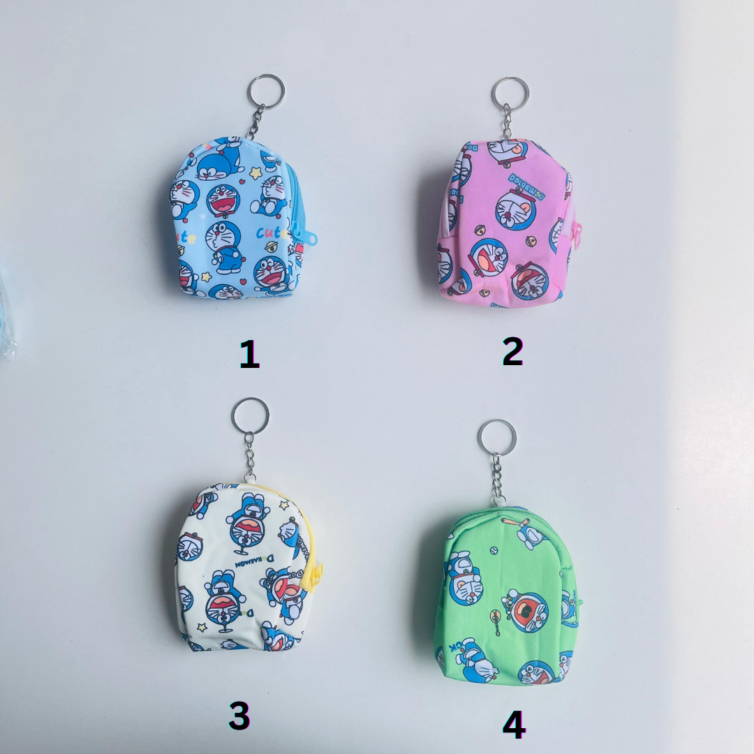 Doraemon Bag Keychain|Multipurpose Pouch