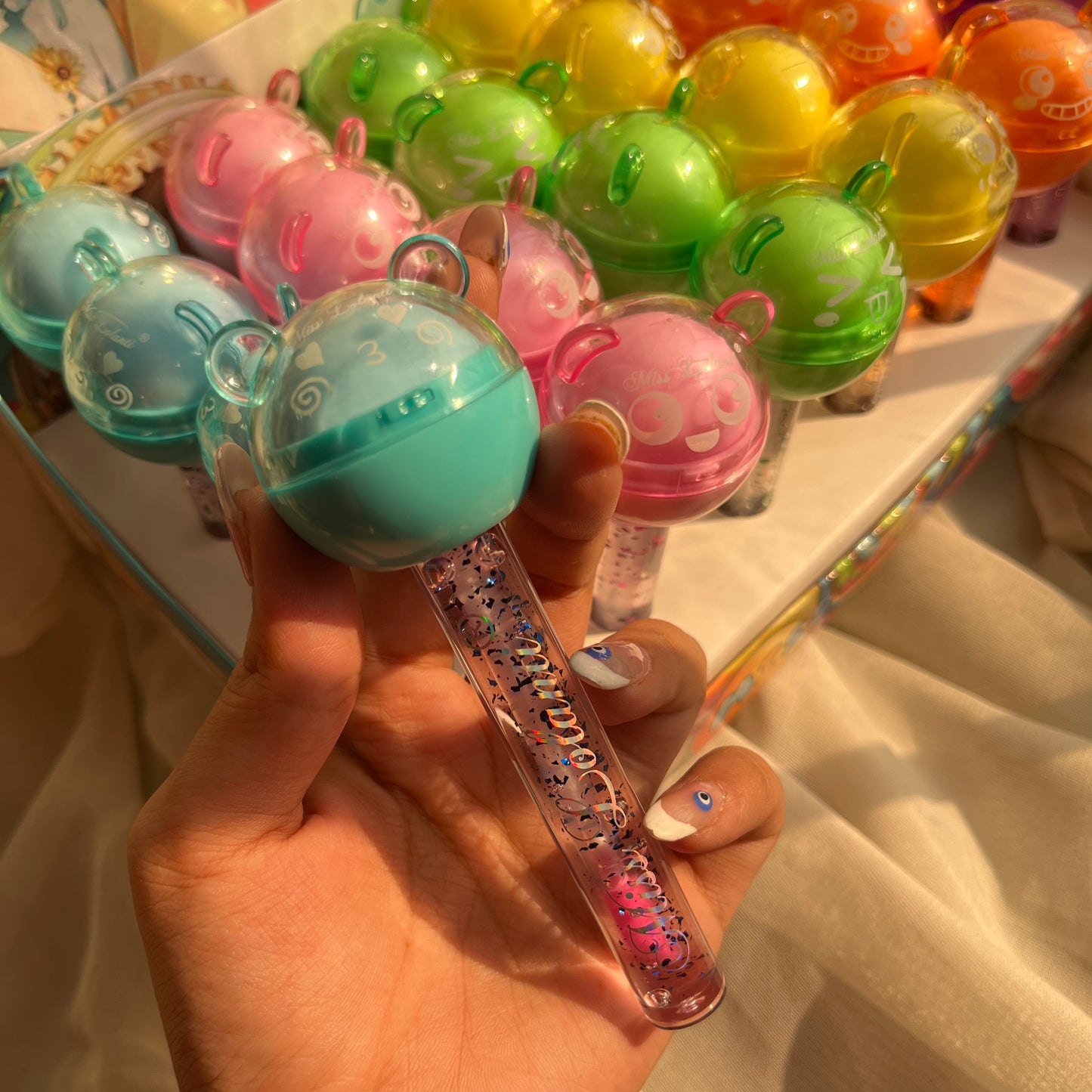 2 in 1 Dual Lipbalm/Lollipop Lipgloss