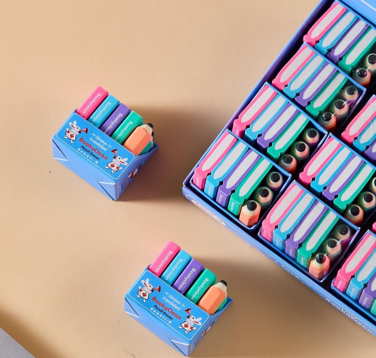 Notepad & Pencil Theme Erasers Set