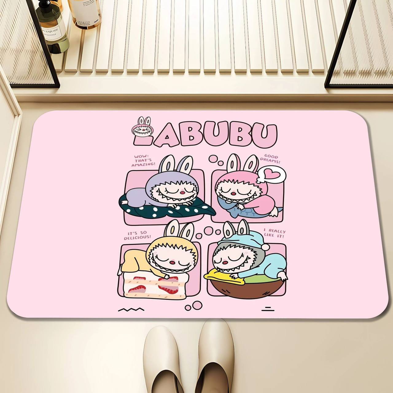 Labubu Mat | Cute Anti-Slip Mat