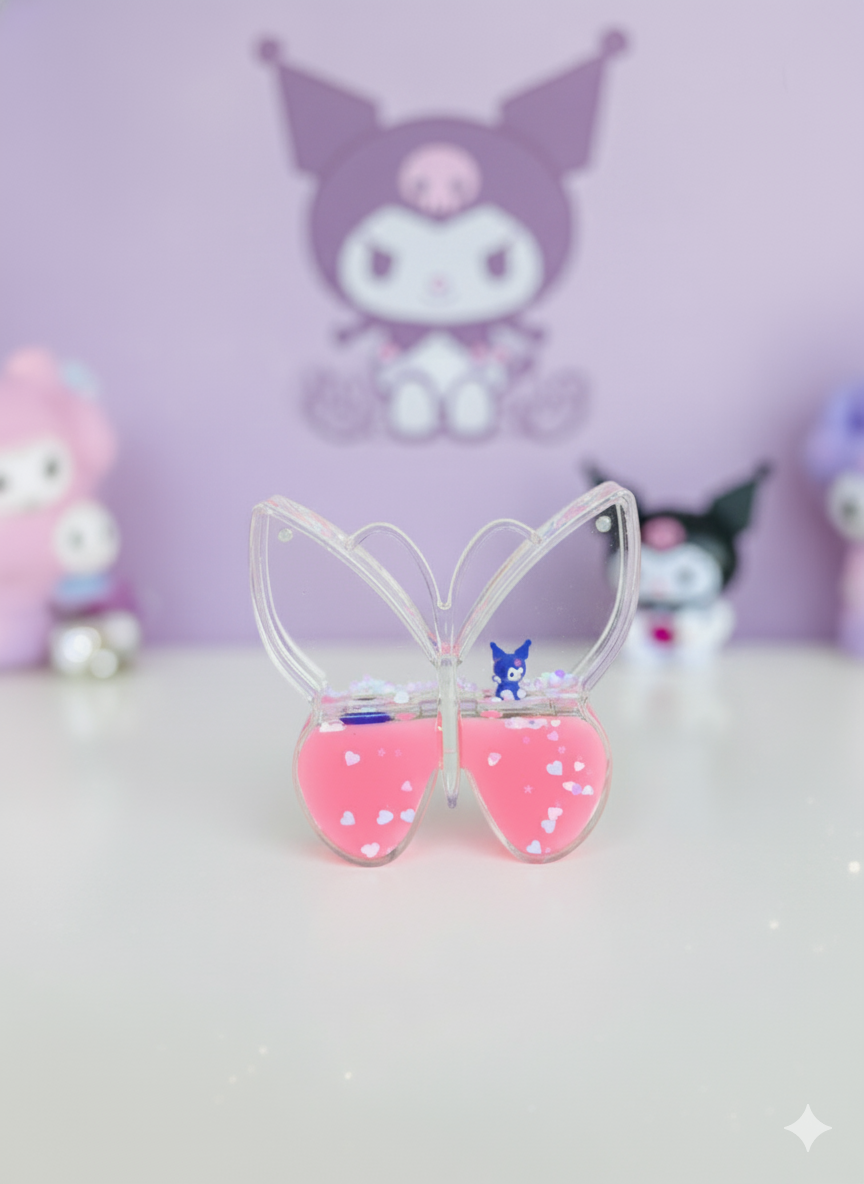 Kuromi Butterfly Floating Water Showpiece