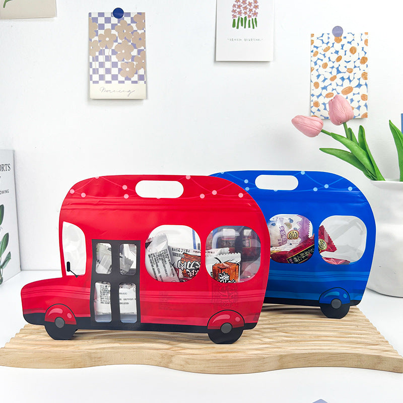 Cute Cartoon Car Zip Lock Bag