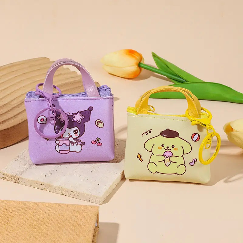 Sanrio Mini Tote Bag Keychain |Multipurpose Pouch