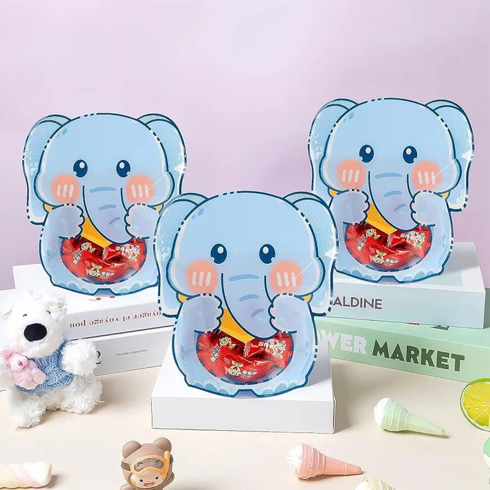 Baby Animal Zip Lock Pouches - Set of 2 Pcs