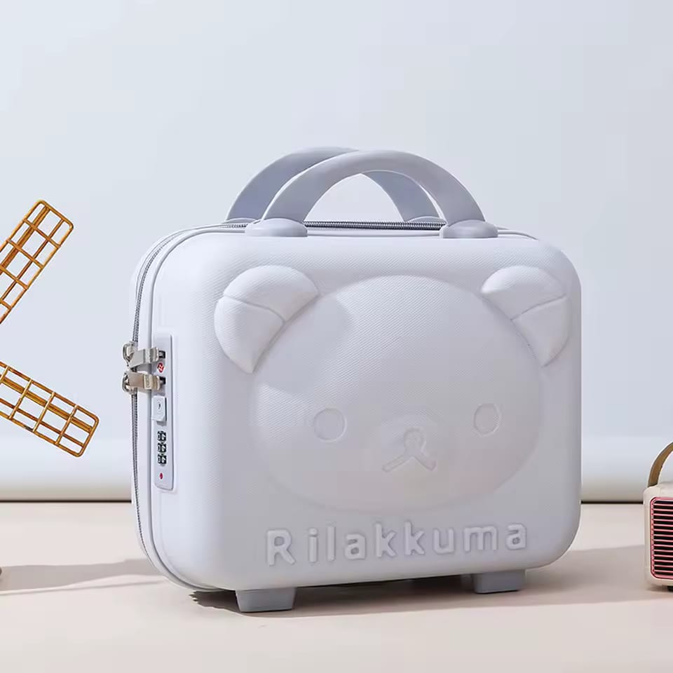 Teddy Mini Vanity Bag | Travel Luggage Suitcase