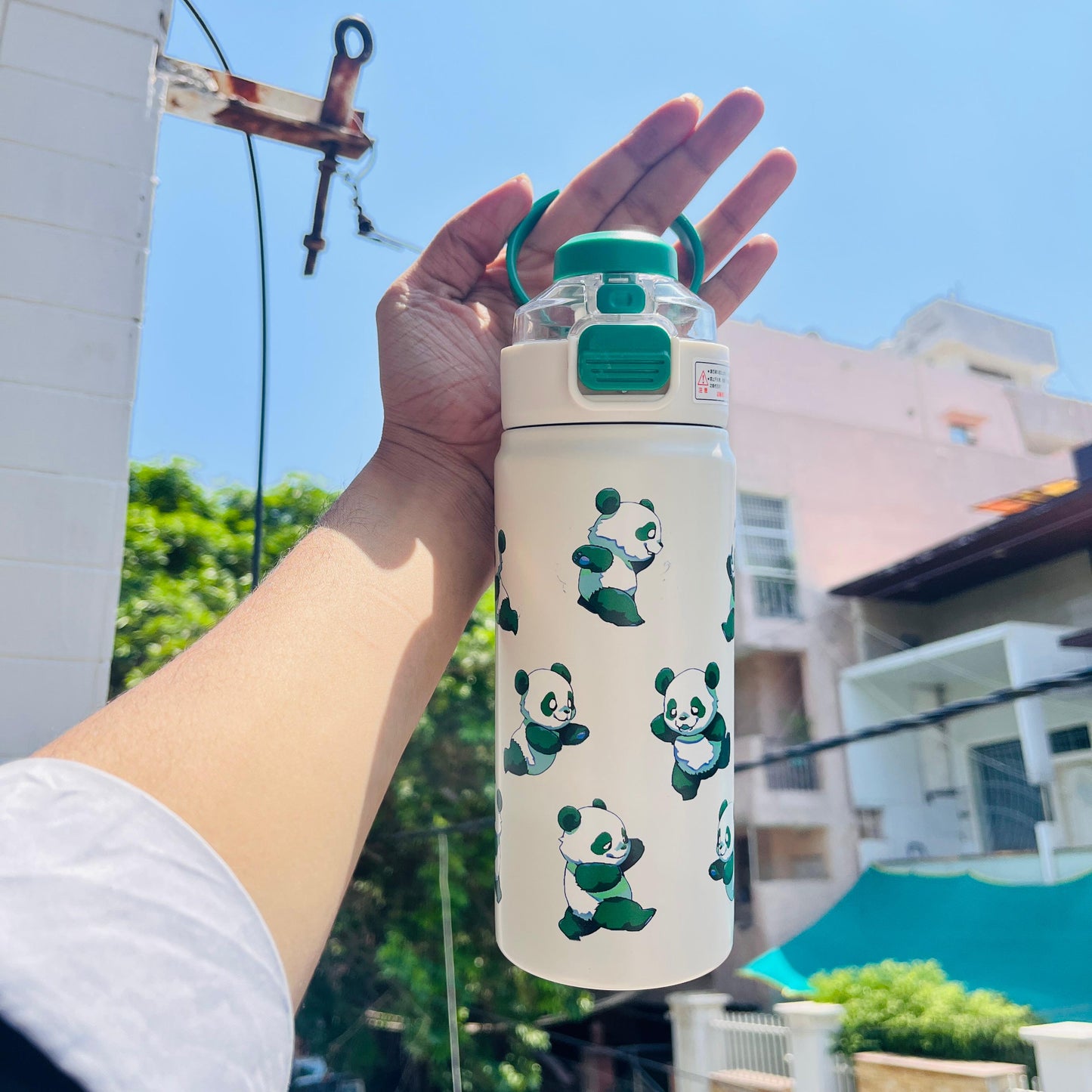 Panda Dual Way Insulated Bottle