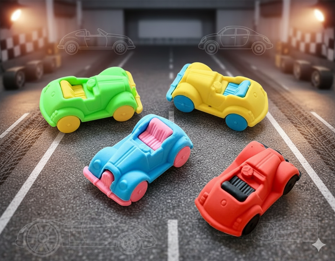 Cute Car Mini Eraser