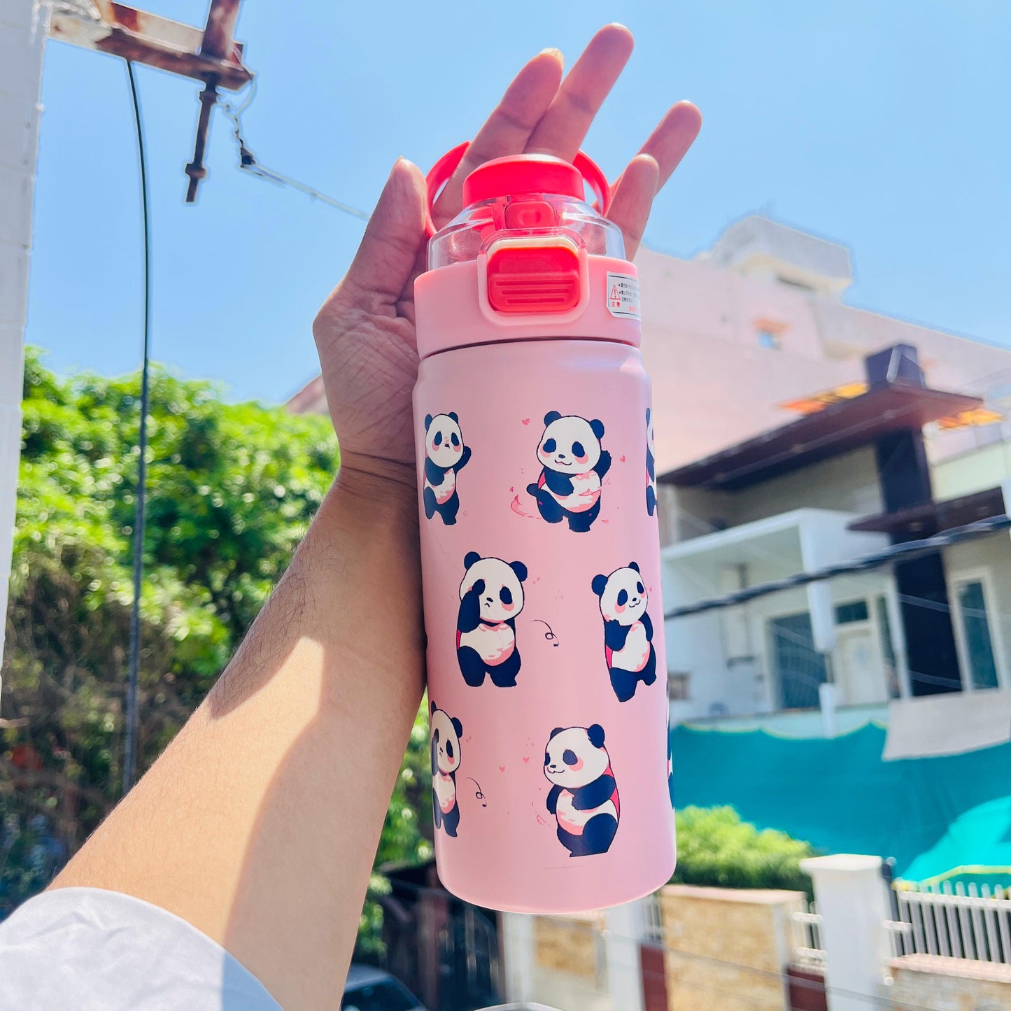 Panda Dual Way Insulated Bottle