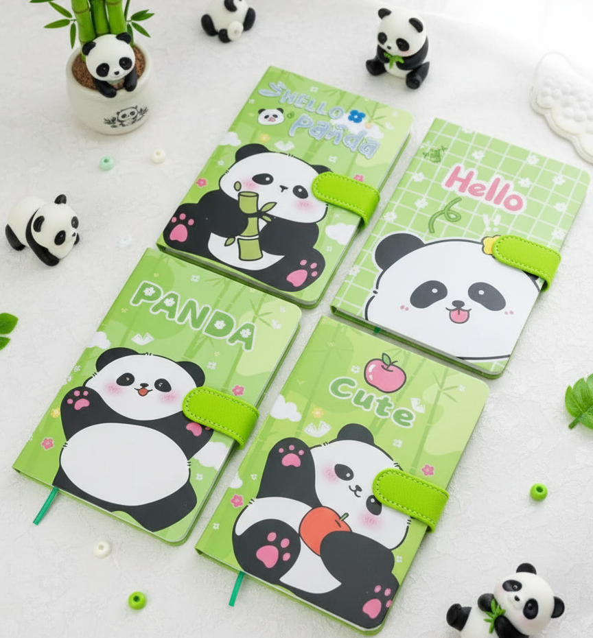 Panda Magnetic Diary/Notebook
