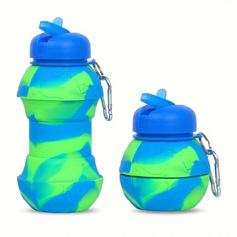 Cute Globe Foldable Silicone Bottle