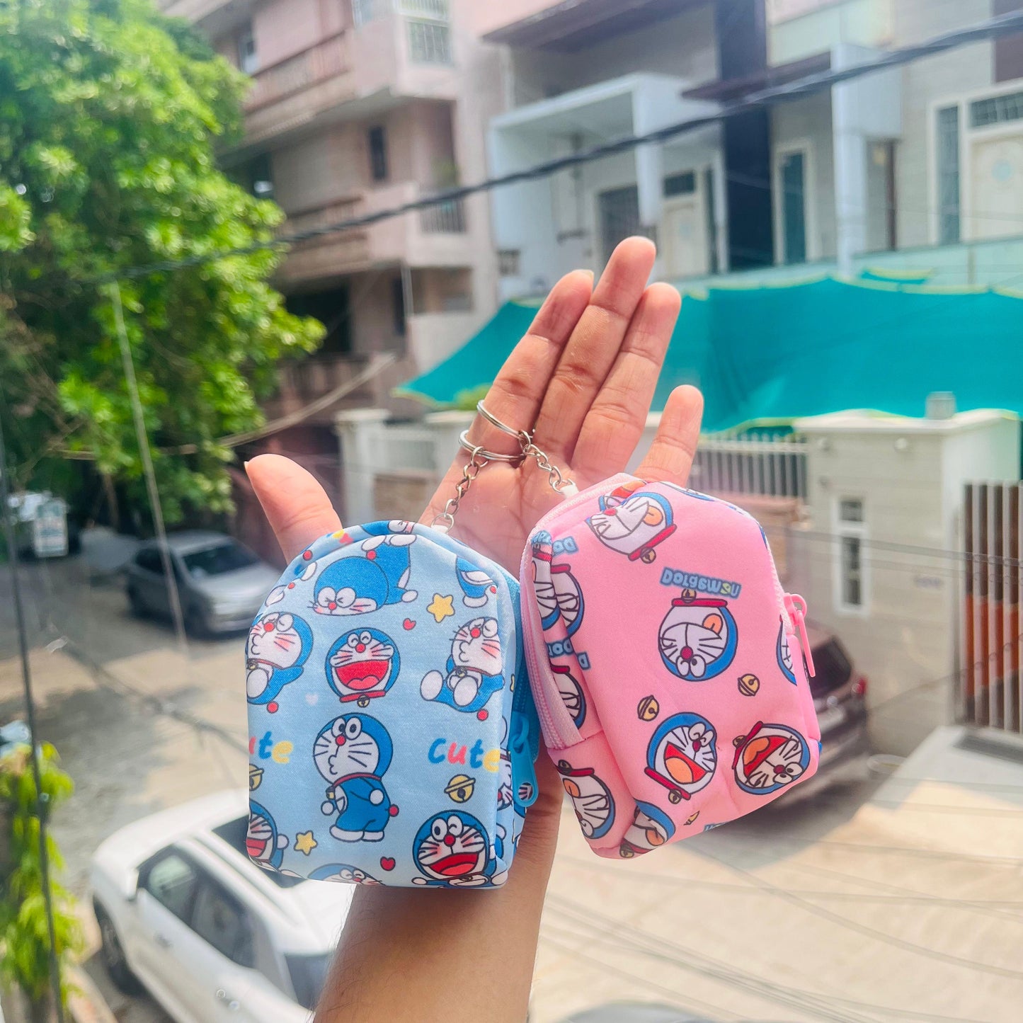 Doraemon Bag Keychain|Multipurpose Pouch