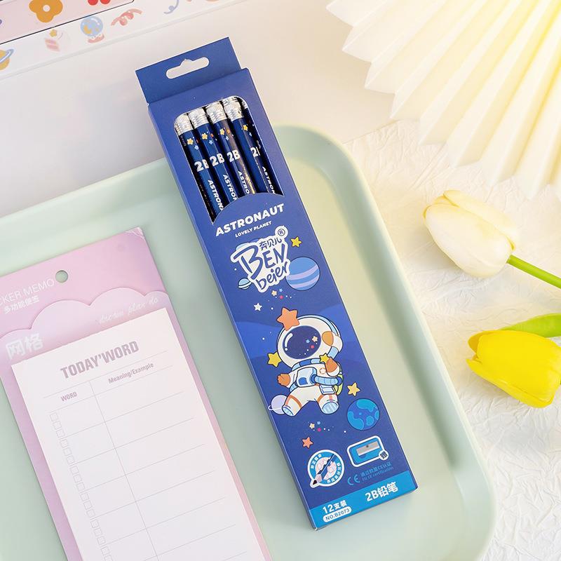 Wonder Themes 12-Piece 2B Pencil Set