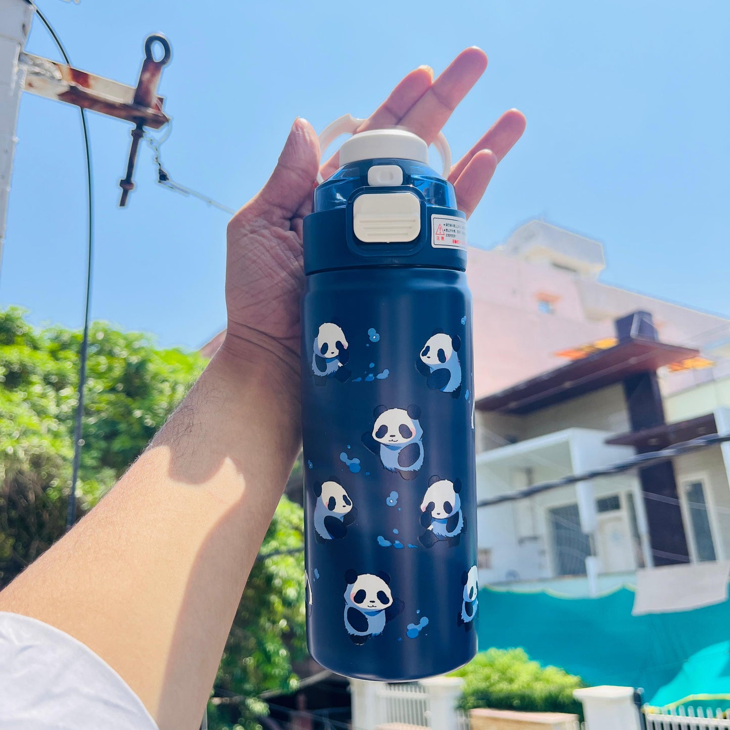 Panda Dual Way Insulated Bottle