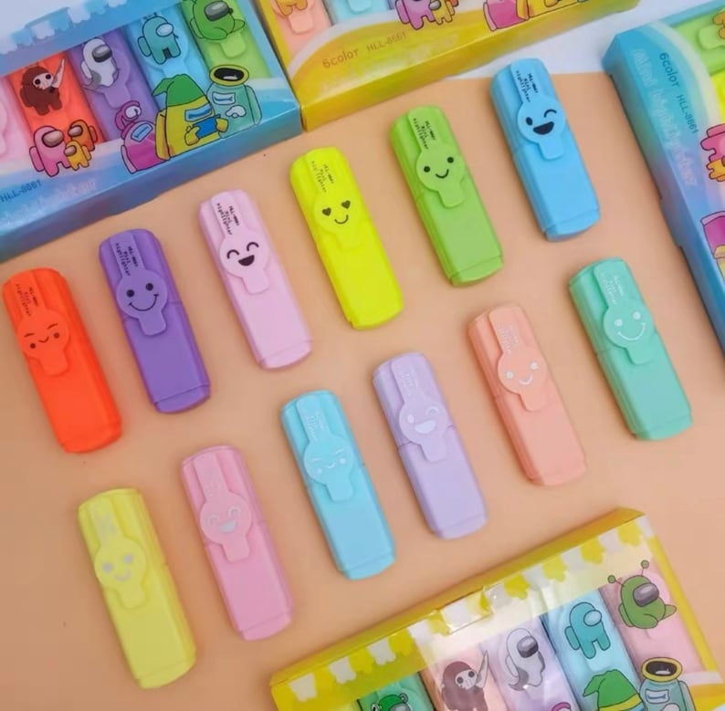 BTS/Space Mini Highlighter (Set Of 6 Pcs)