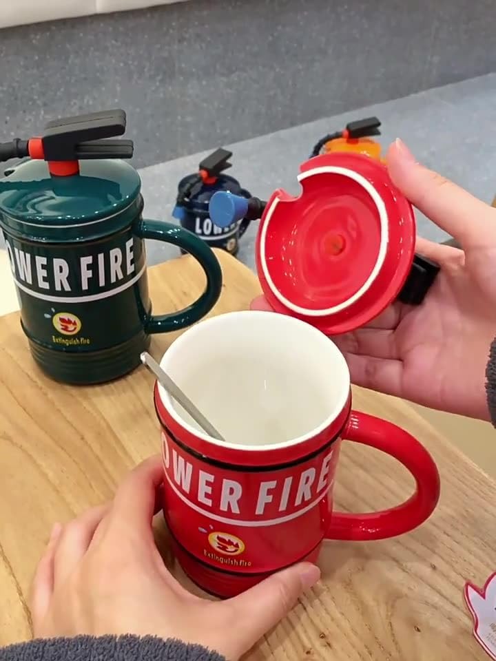 Fire Extinguisher Ceramic Mug