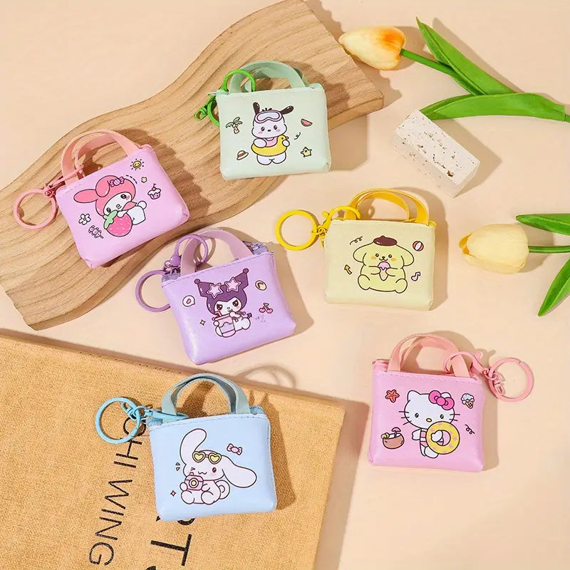 Sanrio Mini Tote Bag Keychain |Multipurpose Pouch