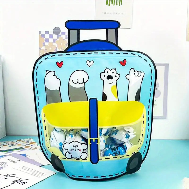 Cute 3d Trolley Zip Lock Bag