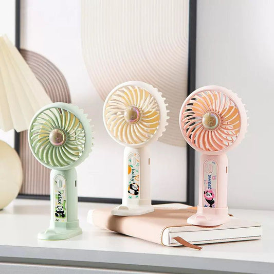 Pastel Panda Portable USB Handfan