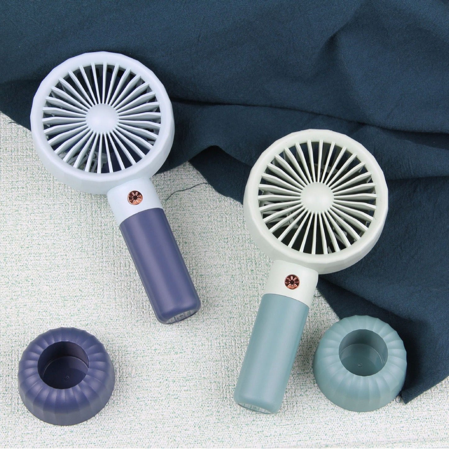 Retro Portable USB Handfan with Ringlight