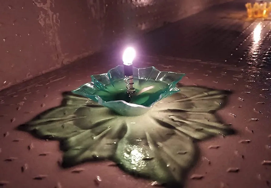 Colorful Reflection Diya Set 12pcs